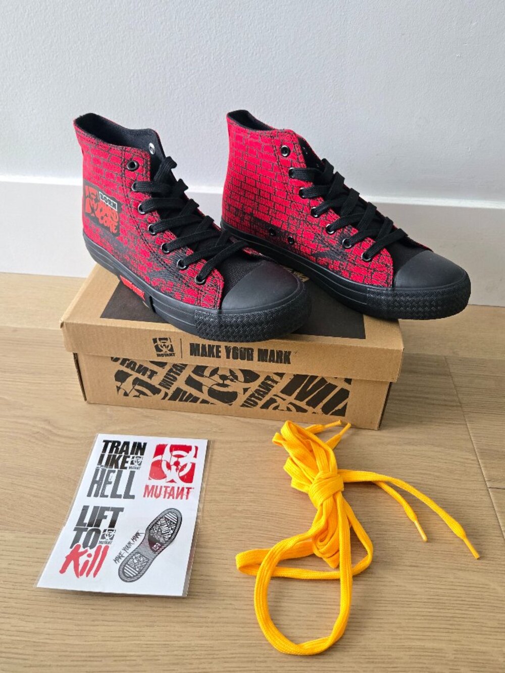 BN Converse limited edition swole soles Mutant Born Hardcore, size men 7, women
